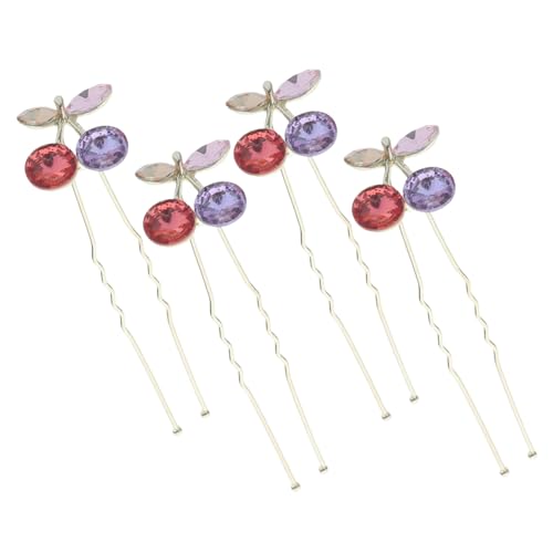 Healvian 4 Stück Rhinestone Haarnadeln U Form für Braut Haaraccessoires mit Sicherem Funkelndem Schmuck für Hochzeit Party Brautjungfern und Festliche Anlässe von Healvian