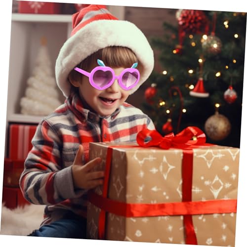 Healvian 4 Stück Sonnenbrillen Teilig Uv Schutz Cartoon Früchte Design Form Party Requisiten für Mädchen Jungen Sommer von Healvian