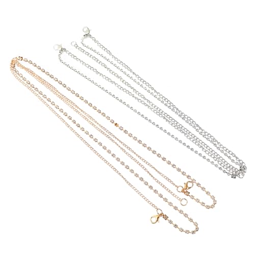 Healvian 4stücke Teiliges Damen Kopfschmuck Mit Kristallen Und Alloy-kette Boho Hochzeits-haarschmuck Für Braut Abschlussball Und Fotografie von Healvian