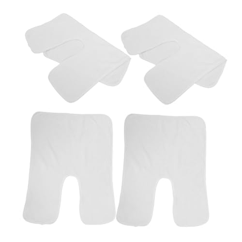 Healvian 4 Stück Teiliges Gesichtsreinigungstücher aus Korallenvlies Weiche Atmungsaktive Spa Handtücher für Ästhetiker für Massagen und Verschiedene Schönheitsbehandlungen Langlebig und von Healvian