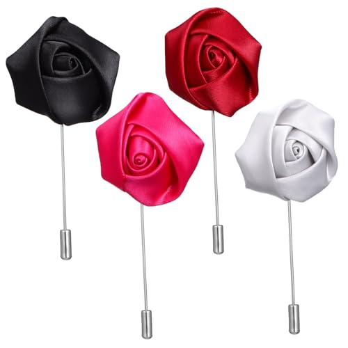 Healvian 4 Stück Teiliges Herren Anstecknadeln Brosche Legierung Bunte Kragennadeln für Anzug Hochzeit Business Dinner Herrenbroschen Healvian 4 Stück Teiliges Herren Anstecknadeln Brosche Legierung Bunte Kragennadeln für Anzug Hochzeit Business Dinner Herrenbroschen von Healvian
