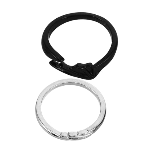 Healvian 4 Stück Teiliges Paar Ring und Teufel Design Offener Verstellbarer Schmuck für Damen und Herren Casual Dekoration Chic Fingerschmuck von Healvian