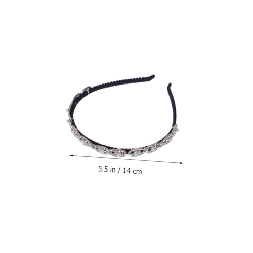 Healvian 4 Stück Teiliges Perlen haarreif Strasssteinen Eleganter Haarschmuck für Damen und Mädchen Modische Stirnbänder Langlebig und Vielseitig für Alltag Partys und Hochzeiten Geeignet von Healvian