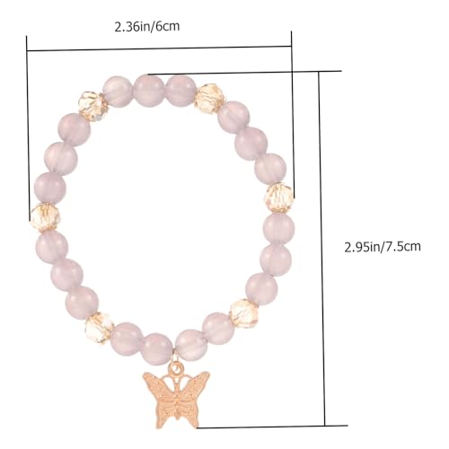 Healvian 4 Stück Teiliges Schmetterling armband Damen Modische Perlenarmbänder mit Einzigartiger Anziehungskraft Langlebiger Schmuck für Alltag und Besondere Anlässe Geschenk für Frauen von Healvian