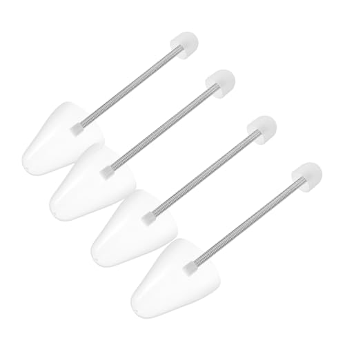 Healvian 4 Stück Teiliges Schuhdehner mit Verstellbarem Kunststoff und Federmechanismus Transparent Weiß für Damen Geeignet für Sneaker und Sandalen zur Bequemen Anpassung und von Healvian