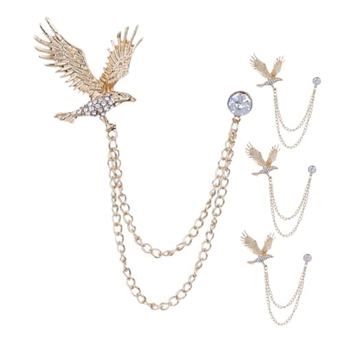 Healvian 4 Stück Teiliges Vintage Broschen für Männer und Frauen Tierdesign Anstecknadel mit Strass und Fransen Kleidung Accessoires für Partys und Nachtclubs Healvian 4 Stück Teiliges Vintage Broschen für Männer und Frauen Tierdesign Anstecknadel mit Strass und Fransen Kleidung Accessoires für Partys und Nachtclubs von Healvian