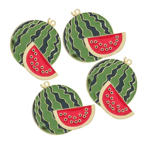 Healvian 4 Stück Teiliges Wassermelonen-broschen Leichtem Langlebigem Modische Cartoonartige Anstecknadeln für Herrenkragen Damenhüte Jacken Rucksäcke Vielseitig für Büro Party Freizeit von Healvian