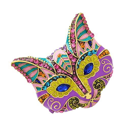 Healvian 4 Stück Tierbrosche Emaille für Damen Anstecknadel mit Katzenmotiv Accessoire für Kleidung Taschen Perfektes für Frauen von Healvian