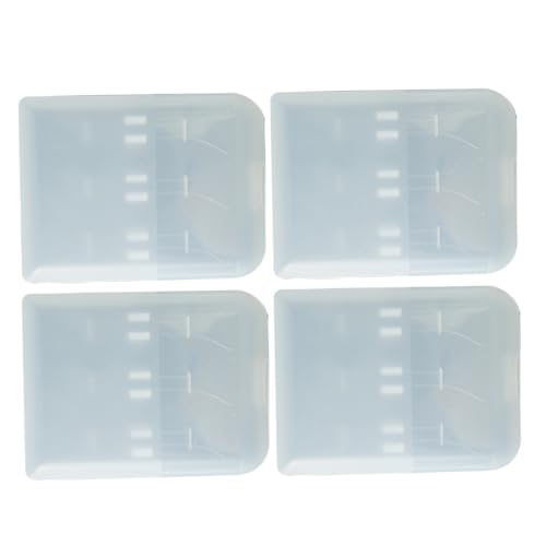Healvian 4 Stück Toothbrush Head Storage Box Elektrische Zahnbürstenköpfe Organizer Reiseetui Kompakt Staubdicht Für Familie Zuhause Arbeit von Healvian