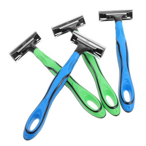 Healvian 4 Stück Tragbarer Haarentferner für Männer Rasierer für Gesicht Körper und Hautschonend für Empfindliche Haut von Healvian