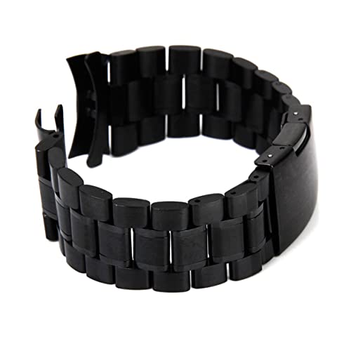 Healvian 4 Stück Uhrenarmband mit Gebogenem Ende und Federstege Schwarz Robustes Verstellbares Armband für Herren und Damen Ersetzen von oder Beschädigten Armbändern Healvian 4 Stück Uhrenarmband mit Gebogenem Ende und Federstege Schwarz Robustes Verstellbares Armband für Herren und Damen Ersetzen von oder Beschädigten Armbändern von Healvian