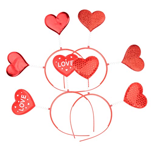 Healvian 4 Stück Valentinstag Kopfschmuck Valentinsgrüße Schleife Abs Einhornmasken hochzeitshaar schmuck haarreifen mit herzen Party-Stirnbänder für Erwachsene Herz-Stirnbänder Plastik rot Healvian 4 Stück Valentinstag Kopfschmuck Valentinsgrüße Schleife Abs Einhornmasken hochzeitshaar schmuck haarreifen mit herzen Party-Stirnbänder für Erwachsene Herz-Stirnbänder Plastik rot von Healvian