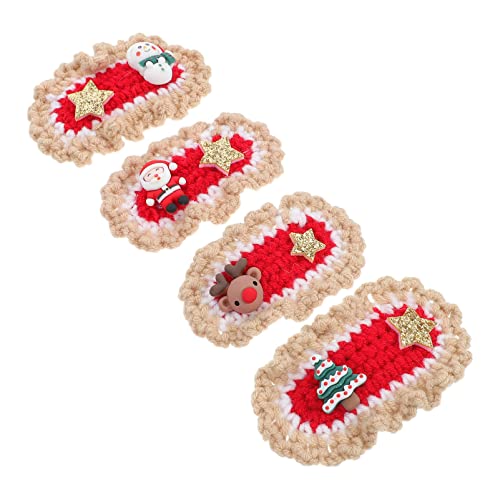 Healvian 4stücke Teiliges Weihnachts-haarclips Für Mädchen Knitted Cartoon Snap Barrettes Für Festliche Anlässe Farbenfrohe Haarschmuck Für Kreative Frisuren Und Geschenkidee Healvian 4stücke Teiliges Weihnachts-haarclips Für Mädchen Knitted Cartoon Snap Barrettes Für Festliche Anlässe Farbenfrohe Haarschmuck Für Kreative Frisuren Und Geschenkidee von Healvian