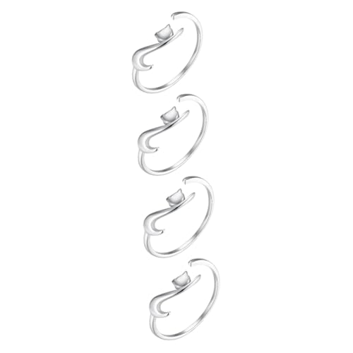 Healvian 4 Teiliger Ring Verstellbare Ringe Für Mädchen Der Katzenring Verstellbarer Ring Ästhetische Ringe Modering Tierring Ringe Für Teenager Mädchen Ringschmuck Für Frauen Healvian 4 Teiliger Ring Verstellbare Ringe Für Mädchen Der Katzenring Verstellbarer Ring Ästhetische Ringe Modering Tierring Ringe Für Teenager Mädchen Ringschmuck Für Frauen von Healvian