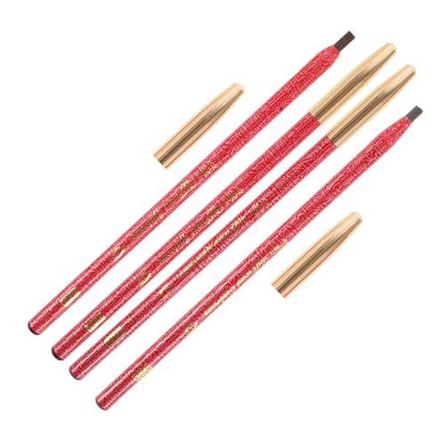Healvian 4stücke Teiliges Augenbrauenstift-set Weicher Augenbrauenstift Brauenstift Für Natürliche Augenbrauenlinien Augenbrauenfarbe Für Frauen Make-up-tools Für Schönheitssalon von Healvian
