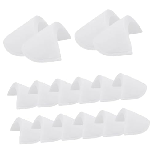 Healvian 40 Paare Schulterpolster für Damen und Herren Rutschfeste Atmungsaktive Schwammpolster für Anzüge Jacken und Kleidung Nähzubehör zur Verbesserung von Schnitt und Tragekomfort von Healvian