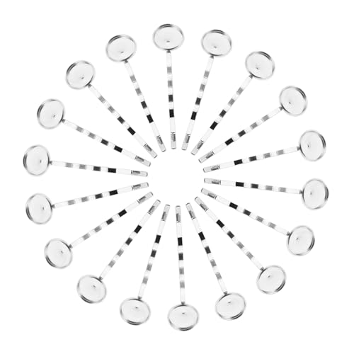 Healvian 40 Stück Diy Haarspangen mit Innendurchmesser Runde Basis für Bastelprojekte Robuste und Leichte Haarschmuck Zubehör für und Mädchen von Healvian