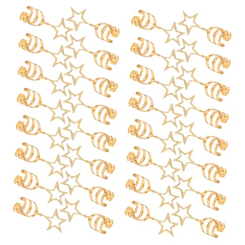 Healvian 40 Stück Dreadlocks Haarring Haarschmuck Goldenes Haar Accessoire Fünfzackiger Stern Haarspange Haarspangen Für Anhänger Haargummi Zopfschmuck Stern Healvian 40 Stück Dreadlocks Haarring Haarschmuck Goldenes Haar Accessoire Fünfzackiger Stern Haarspange Haarspangen Für Anhänger Haargummi Zopfschmuck Stern von Healvian