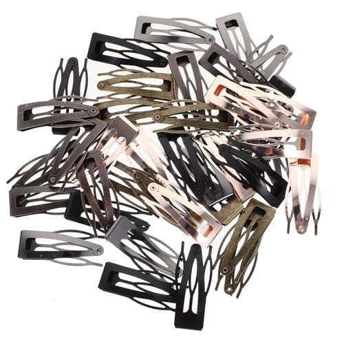 Healvian 40 Stück Teiliges Snap Haarspangen Metall Haarclips für Mädchen und Frauen Langlebige Haarklammern zum Fixieren Loser Haare Modisches Haarstyling Zubehör für Alltag und Festtage von Healvian