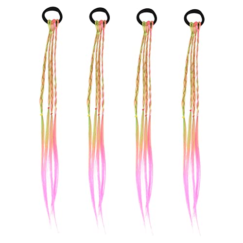 Healvian 4Stücke Perückenbindungen Für Stylische Haardekoration Für Partys Festlichkeiten Exquisite Handwerkskunst Leuchtenden Farben von Healvian