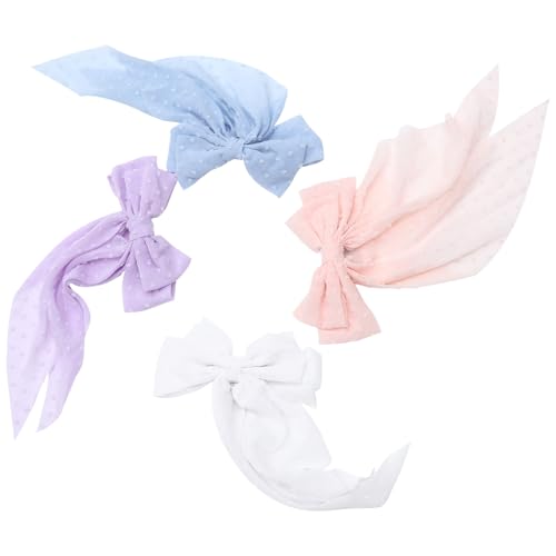 Healvian 4stücke Große Haar Bögen Clips Damen Haar Band Bögen Frühling Barrettes Kopfbedeckungen von Healvian