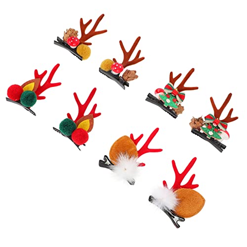 Healvian 4paare Weihnachts- -haarclips Cartoon Haarnadeln Duckbill Haarklammern Für Festliche Anlässe Handgefertigte Langlebige Haaraccessoires Für Damen von Healvian