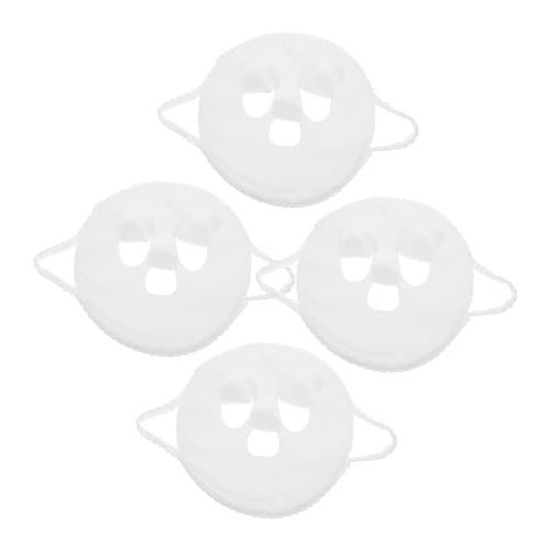 Healvian 4stücke Gesichtshandtuchmaske Aus Korallenvlies Wiederverwendbar Für Kalte Und Heiße Hautpflege Spa-gesichtsmaske Für Frauen Und Mädchen von Healvian