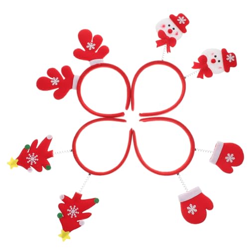 Healvian 4stücke Teiliges Weihnachts Haarband Mit Niedlichen Rentierhörnern Verstellbarer Haarschmuck Für Mädchen Für Weihnachtsfeiern Cosplay Und Fotoshootings von Healvian