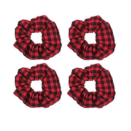 Healvian 4stücke Teiliges Weihnachts-haarreifen Elastische Haargummis Für Damen Einfache Und Bequeme Haaraccessoires Im Festlichen Design Für Weihnachten Und Besondere Anlässe von Healvian