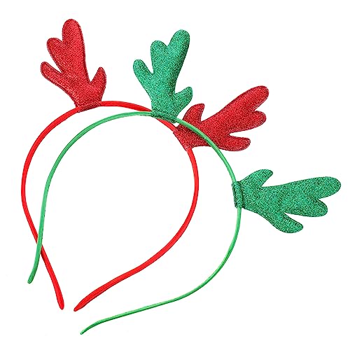 Healvian 4stücke Teiliges Weihnachts- -stirnbänder Für Damen Und Glitzernde Antler-haarreifen Und Kreative Weihnachts-haaraccessoires Für Festliche Anlässe von Healvian