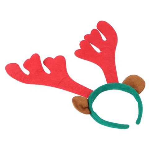 Healvian 4stücke Geweih-haarschmuck Für Weihnachtsfeiern Verstellbar Passend Für Frauen Und Mädchen in Rot Und Grün Perfektes Accessoire von Healvian