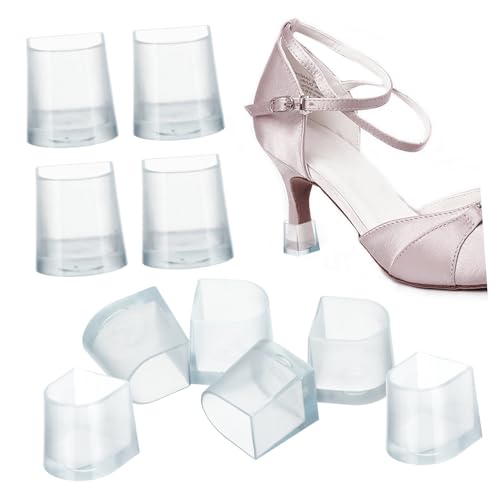 Healvian 5 Paar Transparente Absatzschoner Abriebfeste Hohe Fersenschutzkappen rutschfeste Schuh Heel Protector für Damen Schutz vor Grassinkung und Kratzern Wiederverwendbar Healvian 5 Paar Transparente Absatzschoner Abriebfeste Hohe Fersenschutzkappen rutschfeste Schuh Heel Protector für Damen Schutz vor Grassinkung und Kratzern Wiederverwendbar von Healvian