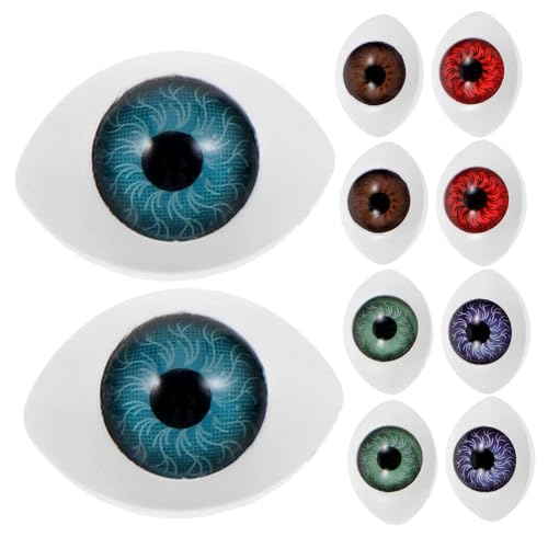 Healvian 5 Paare Damen Ohrstecker Simulierte Augen Design Leicht und Langlebig Ohrschmuck Sets für Geburtstag Hochzeit Healvian 5 Paare Damen Ohrstecker Simulierte Augen Design Leicht und Langlebig Ohrschmuck Sets für Geburtstag Hochzeit von Healvian