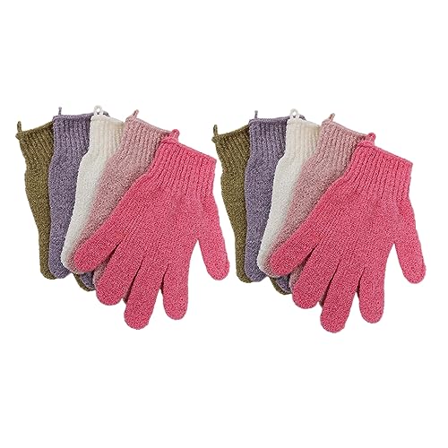 Healvian 5er-pack Badehandschuhe Doppelseitig Verdickt Fünf-finger-dusch-peeling-handschuhe Einfach An- Und Auszuziehen Maschinenwaschbar Für Männer Frauen Jungen Und Mädchen Healvian 5er-pack Badehandschuhe Doppelseitig Verdickt Fünf-finger-dusch-peeling-handschuhe Einfach An- Und Auszuziehen Maschinenwaschbar Für Männer Frauen Jungen Und Mädchen von Healvian