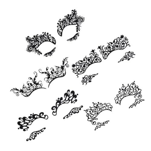 Healvian 5 Paare Selbstklebende Spitzen eyeliner aufkleber Temporäre Augen tattoos Wiederverwendbar Hautfreundlich Einfache Anwendung für Party Cosplay make up Healvian 5 Paare Selbstklebende Spitzen eyeliner aufkleber Temporäre Augen tattoos Wiederverwendbar Hautfreundlich Einfache Anwendung für Party Cosplay make up von Healvian