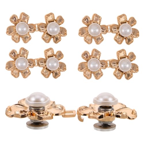 Healvian 5 Paare Taillenspanner Knöpfe für Jeans Verstellbare Hosenbund Clips Sofortigen Enger Machen Werkzeug Passend für Damen und Herren Tragbar und Einfach Anzuwenden von Healvian