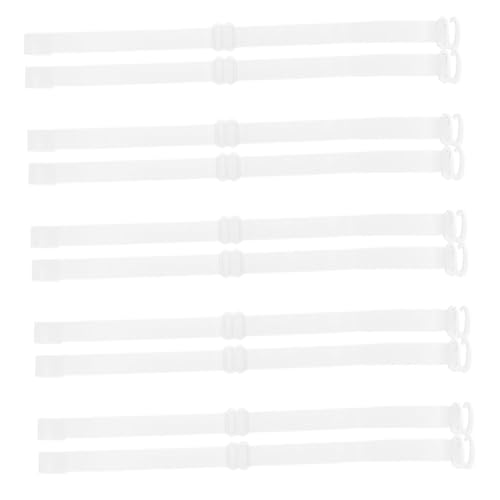 Healvian 5 Paare Verstellbare Abnehmbare High Heel Schuhriemen für Damen Rutschfeste Transparente Fersenbänder Breit Komfortable Vielseitig Einsetzbar Schuhzubehör gegen Abrutschen von Healvian