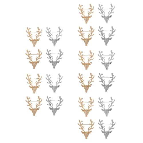 Healvian 5 Sätze Deer Broschen Metall Brosche Pin Dekorative Anstecknadel Für Schal Und Kleidung Für Hochzeiten Und Besondere Anlässe 4 Stück * 5 von Healvian