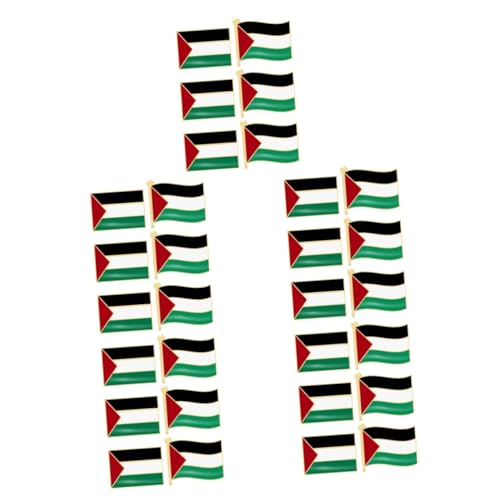Healvian 5 Sätze Fahnenbrosche Fahnennadeln Am Revers Flagge Anstecknadel Für Männer Abzeichen Anzüge Patriotisch Kleidung Brosche Pin Stolz-pin Männer Reversnadel Legierung 6 Stück * 5 von Healvian