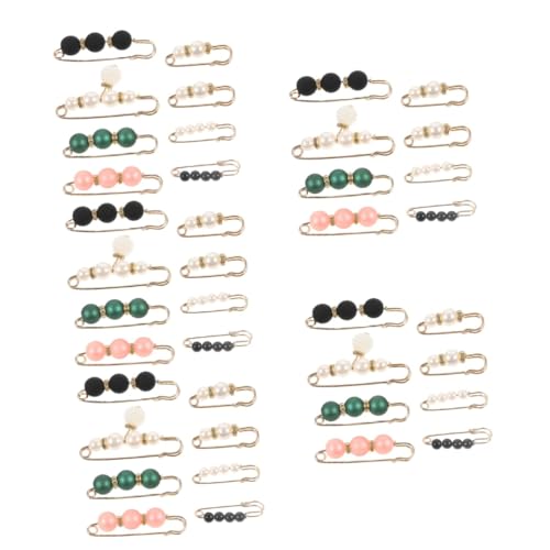Healvian 5 Sätze Taillenstift Anhängerkupplung Brosche Für Frauen Broschen U Clips Perle Hosensicherheitsbrosche Hose Taillenclip Taillenbrosche Zinklegierung 8 Stück * 5 von Healvian