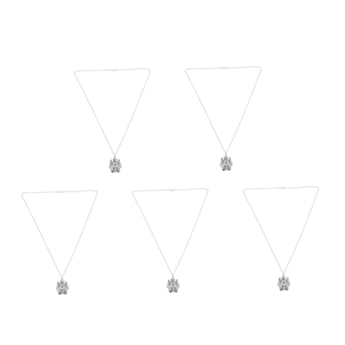 Healvian 5 Stück Ancient Egyptian King Portrait Halskette Herren Damen Historisches Amulett Halloween Schmuck Vielseitig Für Kostüm Party Und Alltag von Healvian