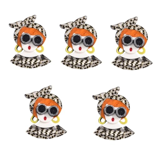 Healvian 5 Stück Anstecknadel Reiz girly Goldbrosche Broschen für Bekleidung Anzug Reversnadel dekorativ Mädchenbrosche Frauen Brosche Cartoon-Mädchen-Brosche Zinklegierung Healvian 5 Stück Anstecknadel Reiz girly Goldbrosche Broschen für Bekleidung Anzug Reversnadel dekorativ Mädchenbrosche Frauen Brosche Cartoon-Mädchen-Brosche Zinklegierung von Healvian