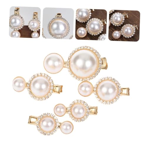 Healvian 5 Stück Kleine Perlen haarspangen Damen Vintage Haarschmuck Hochzeit Haarnadeln Elegant Leicht und Wiederverwendbar für Brautjungfern und Festliche Anlässe von Healvian