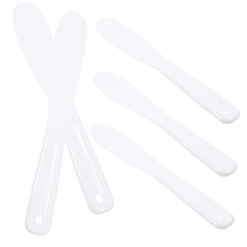 Healvian 5 Stück Kosmetik Spatel Silikon Gesichtscreme Löffel Make up Applikator Für Hautpflege Für Reisen Und Zuhause Kompakt Und Handlich von Healvian