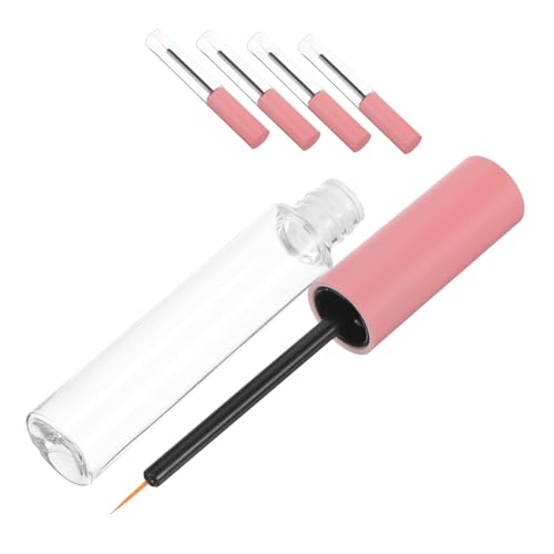 Healvian 5 Stück Leere Eyeliner Tuben mit Transparentes Wiederbefüllbares Kunststoffbehälter für Eyelash Oil und DIY Make Up Kompakt Robust und Reisefreundlich Healvian 5 Stück Leere Eyeliner Tuben mit Transparentes Wiederbefüllbares Kunststoffbehälter für Eyelash Oil und DIY Make Up Kompakt Robust und Reisefreundlich von Healvian