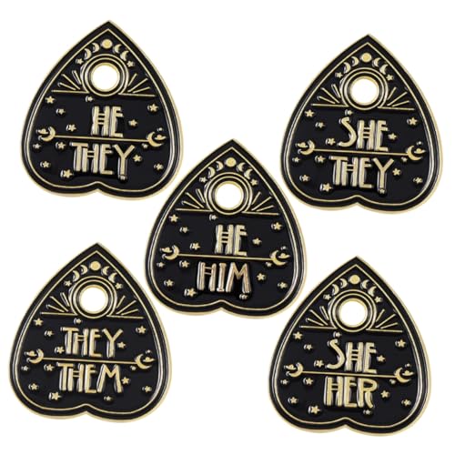 Healvian 5 Stück Teiliges Herz und Buchstaben Broschen aus Langlebiger Legierung Modische Anstecknadeln für Damenkleidung und Rucksack Stilvolle Unisex Broschen zur Individuellen von Healvian