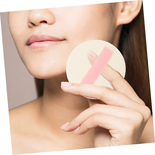 Healvian 5 Stück Teiliges Körperpuderquasten aus Samtigem Material Waschbar und zur Haut für Ölabsorption und Glatte Make Up Anwendung Wiederverwendbare Make Up Pads für Foundation und von Healvian