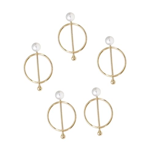 Healvian 5 Stück Teiliges Schalverschluss aus Langlebiger Legierung mit Künstlicher Perle Eleganter Halstuch Clip für Damen Vielseitiger Schmuck für Hochzeit Party und Alltag Modisches von Healvian