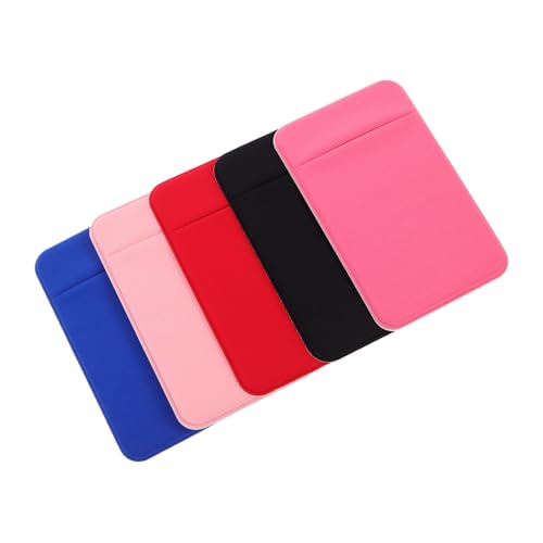 Healvian 5 Stück Teiliges Selbstklebender Dünner Handy-kartenhalter für Rückseite Vielseitig Kompatibel mit Kreditkarten Business Cards und Ausweisen Schlankes Modernes Design für Männer von Healvian