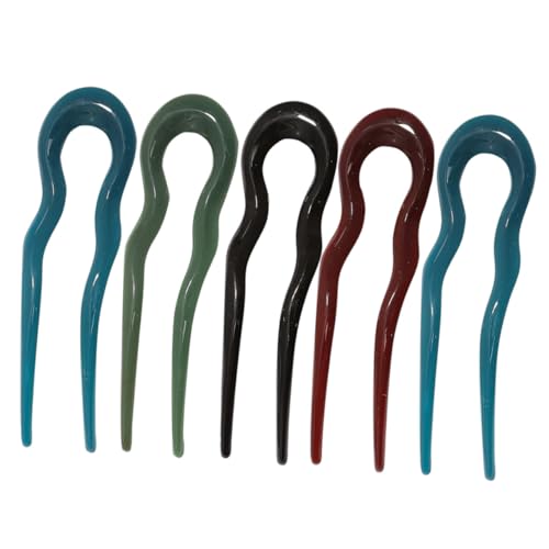 Healvian 5 Stück Teiliges U förmig für Damen Rutschfeste Haarforken für Dutt Langlebig Klassisch Retro Vielseitig Einsetzbar für Alltag Hochzeit Party und Elegante Frisuren von Healvian